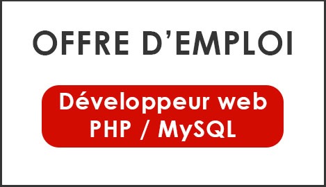 OFFRE D’EMPLOI Développeur Web (H/F)